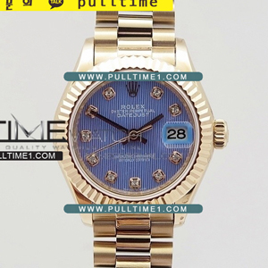 [SWISS ETA 2671] Rolex DateJust 28mm Ladies RG bp Best Edition - 롤렉스 데이져스트 여성용 - RL1040