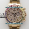 [무브선택] Rolex Daytona 116595 Rainbow RG BL Best Edition - 롤렉스 데이토나 레인보우 로즈골드 베스트에디션 - RL1344