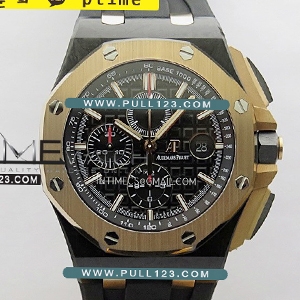 [3126 MOVE] Audemars Piguet Royal Oak Offshore 44mm Carbon/RG APJF 1:1 Best Edition - 오데마 피게 로얄 오크 오프쇼어 세라믹 베스트에디션
