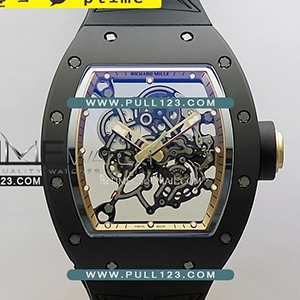 [RMUL2 MOVE] Richard Mille RM055 Ceramic ZF 1:1 Best Edition - 리차드 밀레 세라믹 스켈레톤 베스트에디션