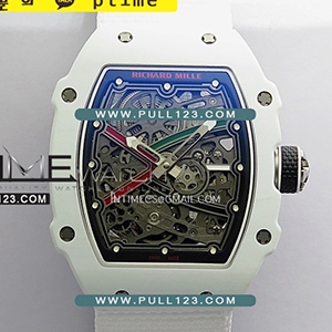 [CRMA7 MOVE] Richard Mille RM67-02 White Carbon Umi Office 1:1 Best Edtion - 리차드 밀레 카본 세라믹 스켈레톤 베스트에디션