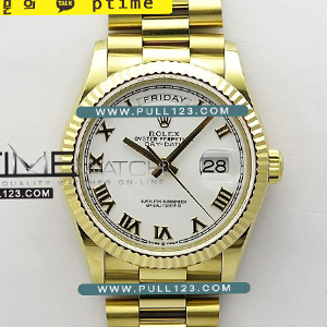 [3255 MOVE] Rolex DayDate 36mm 128238 YG APS 1:1 Best Edition - 로렉스 데이데이트 베스트에디션