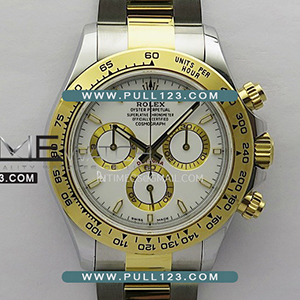 [4131 MOVE] Rolex Daytona 126503 SS/YG QF 1:1 Best Edition - 롤렉스 데이토나 베스트에디션 무게추가버전