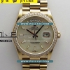 [2836 MOVE] Rolex DayDate 36mm 128345 904L RG Gain Weight KF 1:1 Best Edition - 로렉스 데이데이트 베스트에디션 무게추가버전